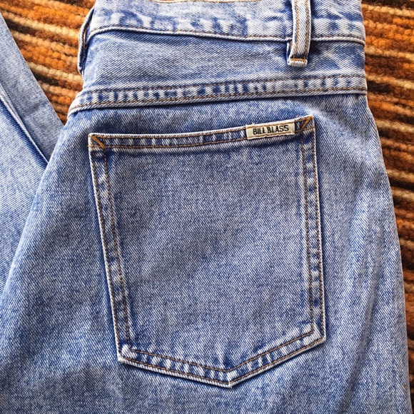 Vintage Bill Blass High Waisted Pleated Jeans - Picture 7 of 12